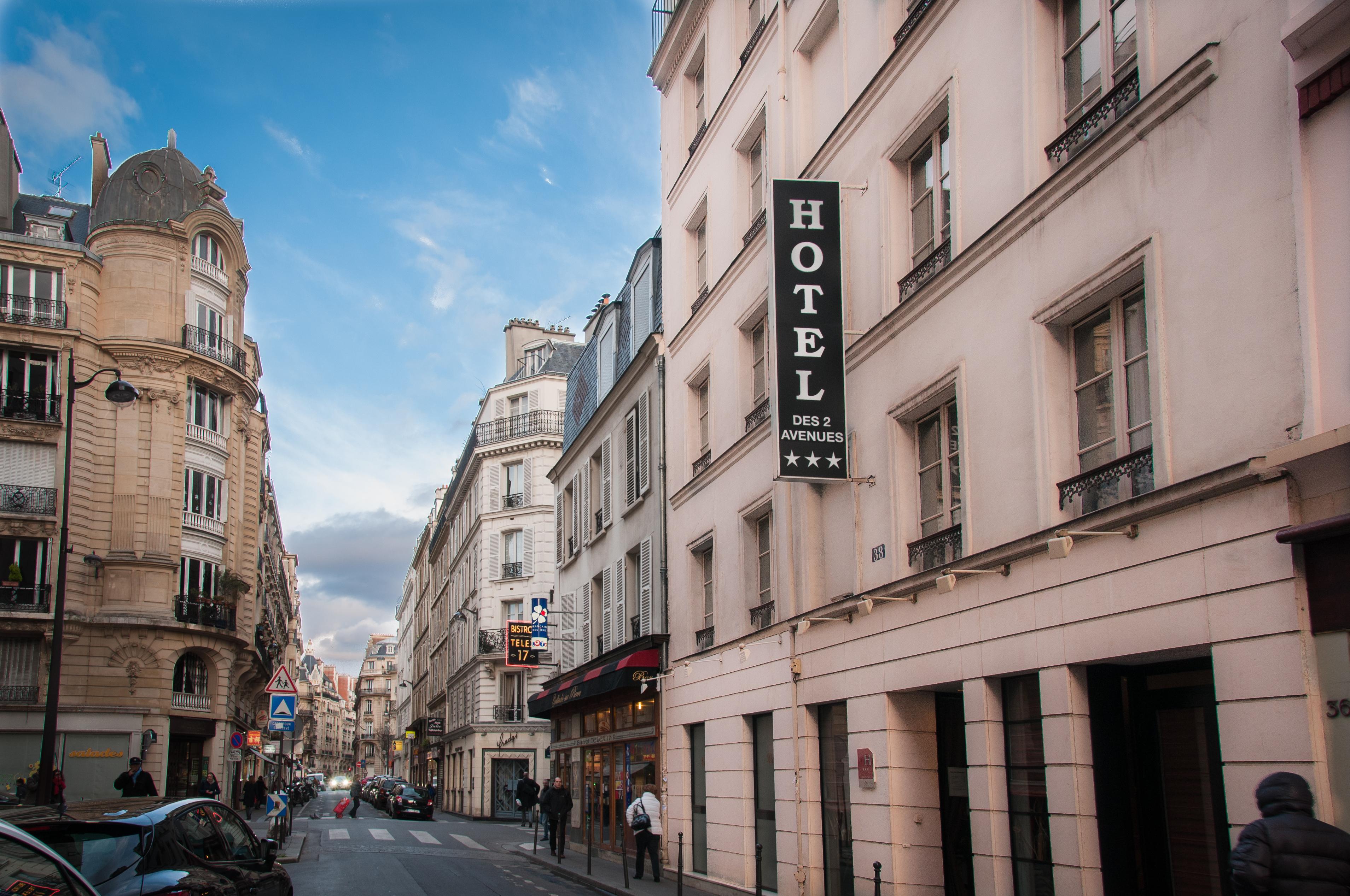 Hotel Des Deux Avenues París Exterior foto